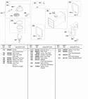 Fuel Tank Fuel Filter Diagram and Parts List for 327431-0131-01  Briggs and Stratton Engine